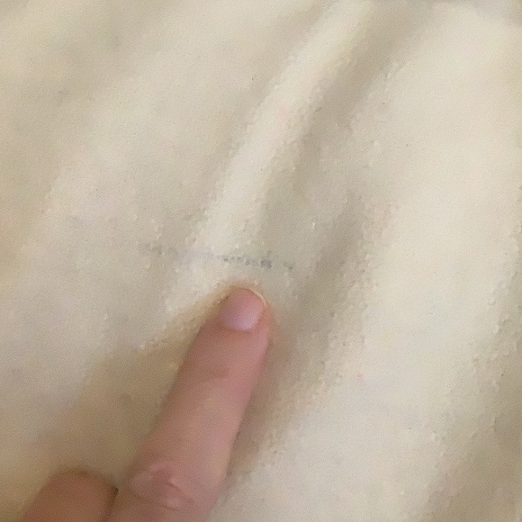 L.L.Bean Freeport, Maine cream wool throw blanket - Picture 10 of 12